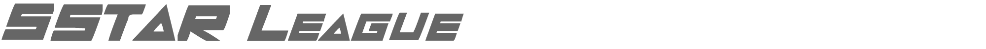 5 Star League 5STAR League.ttf font preview